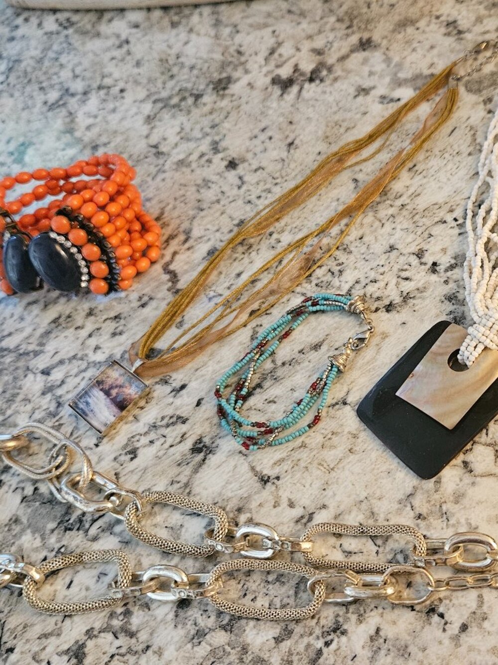 Gorgeous 5 pc BOHO Necklace - Bracelet Lot